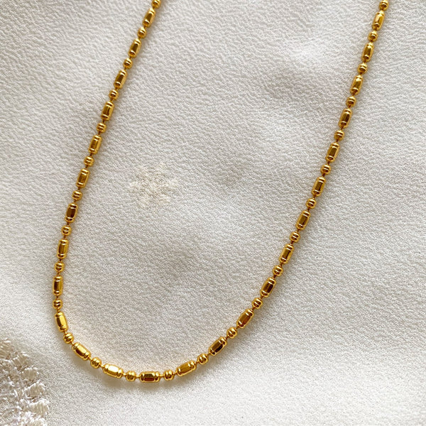 Dotted tube necklace - Adorna