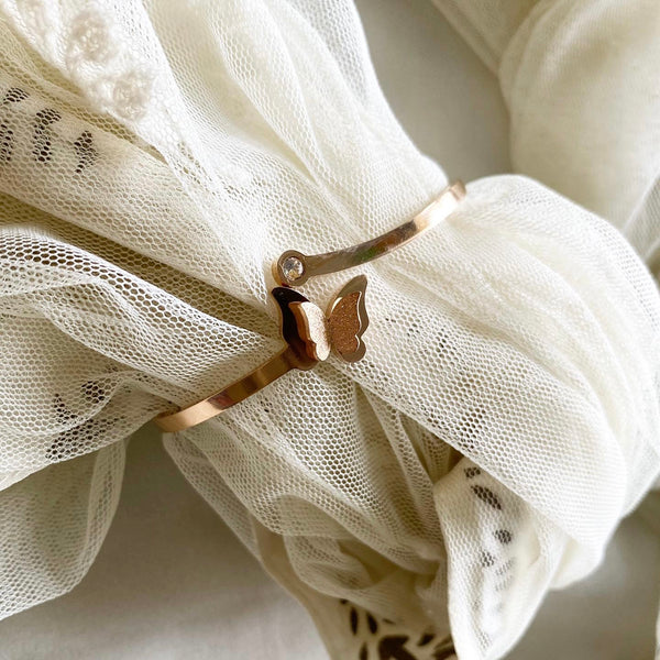 Butterfly Openable bracelet - Adorna