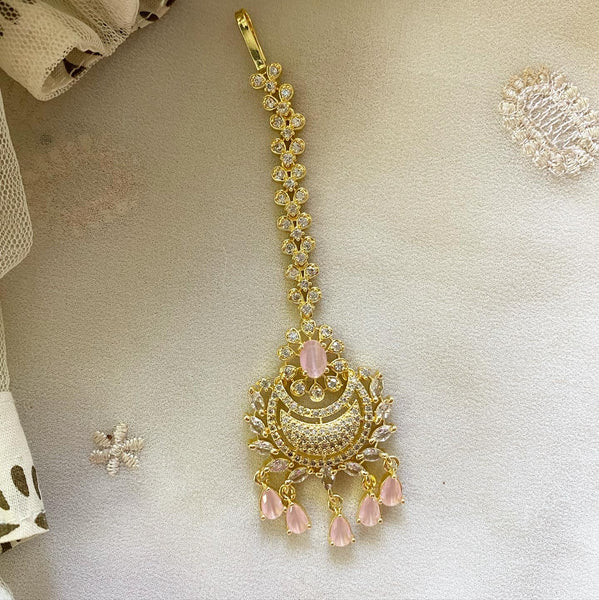 Gold AD thilak Moon tikka - Adorna