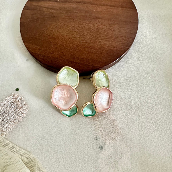 Pastel blobs earrings