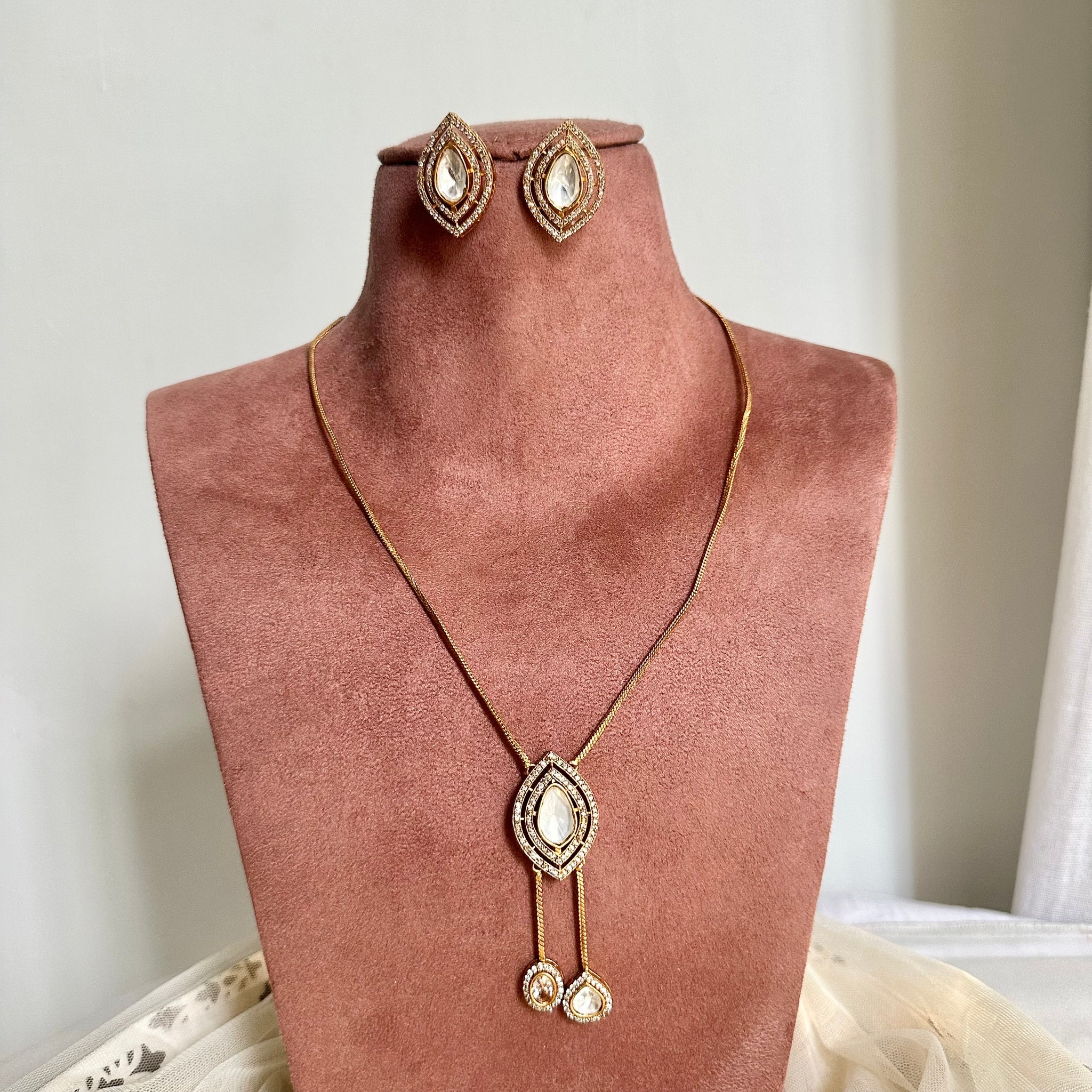 Antique CZ Polki string set