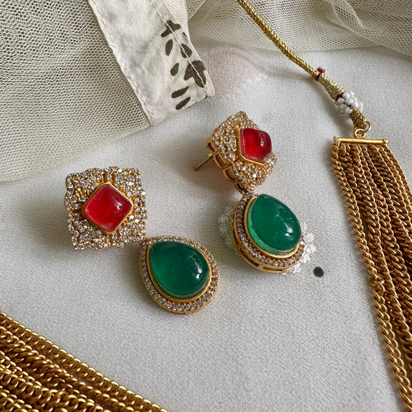 Diamond Tile chain strands short set