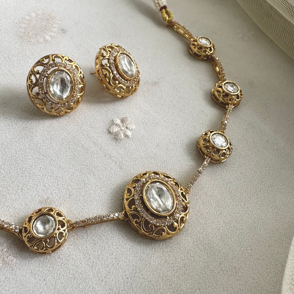 Kundan dollops short set