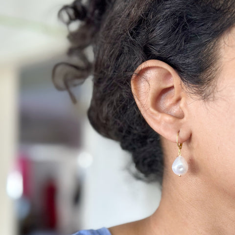 Pearla tear drop earrings