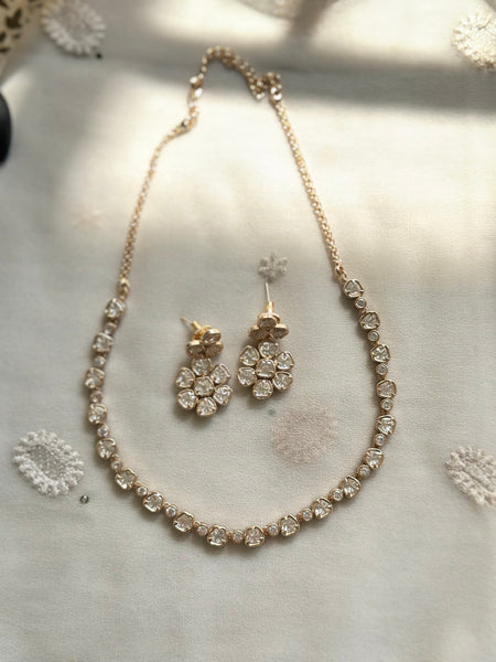 Polki Single line short set