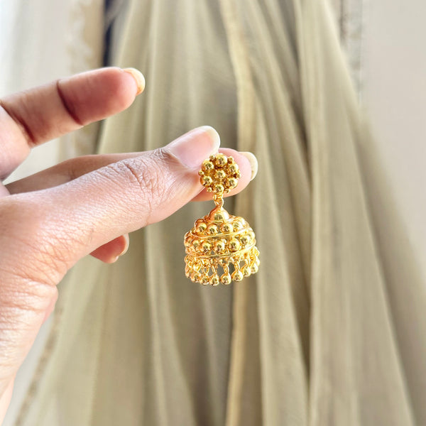 Kerala style gold jumkha