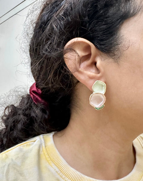 Pastel blobs earrings