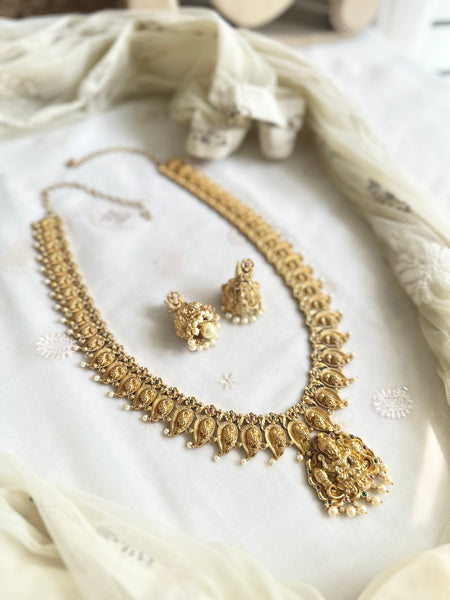 Lakshmi Peacock haaram set