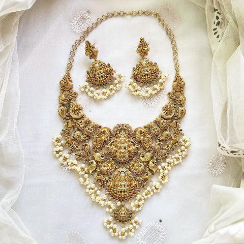 Bridal Antique Kemp Lakshmi-Peacock short set