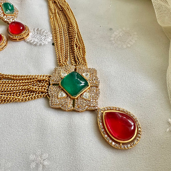 Diamond Tile chain strands short set