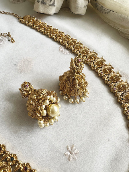 Lakshmi Peacock haaram set