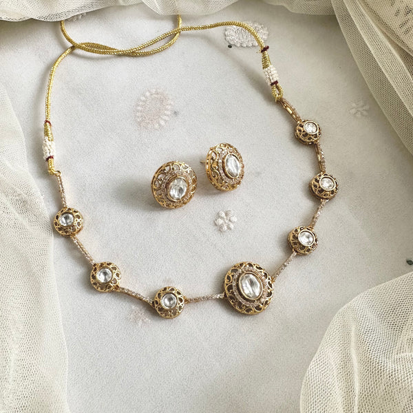 Kundan dollops short set