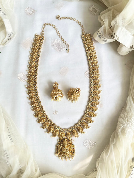 Lakshmi Peacock haaram set