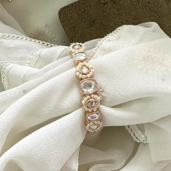 Polki-Pearl bracelet - Adorna