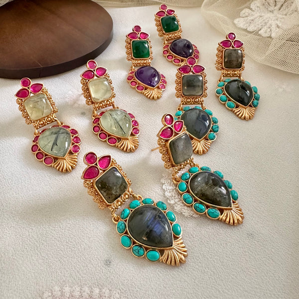 Kundan Imperial Frills earrings