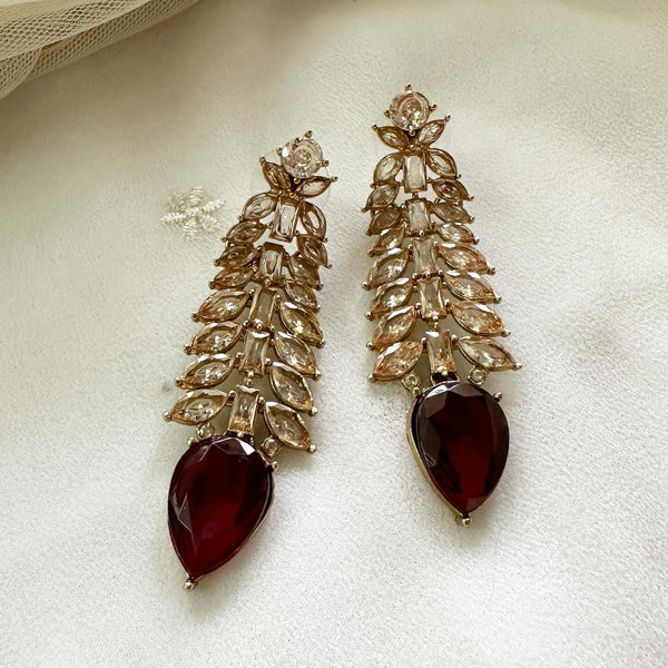 Pine-tear drops LCT earrings - Adorna