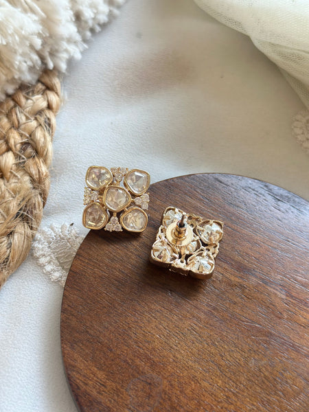 Polki Diamond earrings