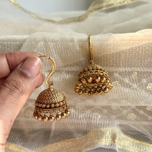 Matte twist hook jumkhas