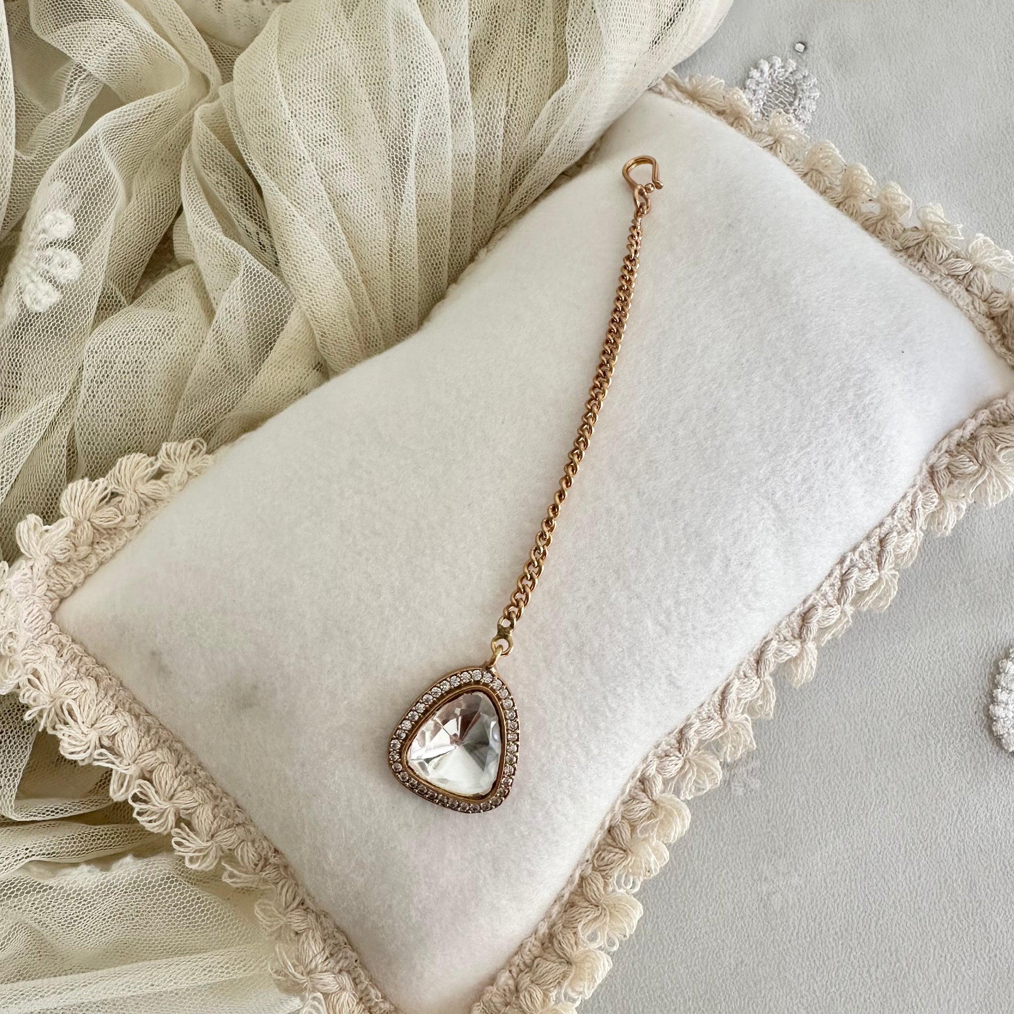 Soft Triangle polki tikka