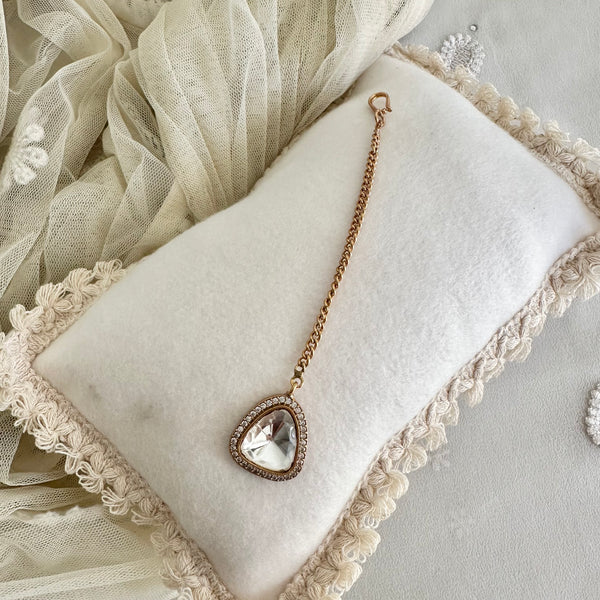 Soft Triangle polki tikka