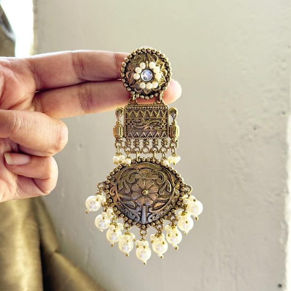 Antique Naira Pearl earrings