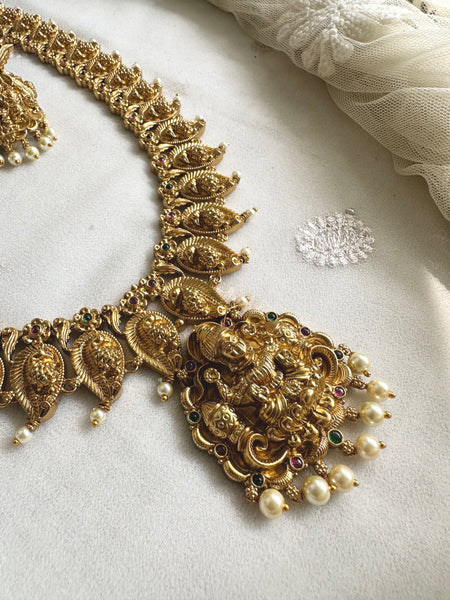 Lakshmi Peacock haaram set