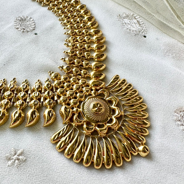 Kerala Gold long maanga necklace
