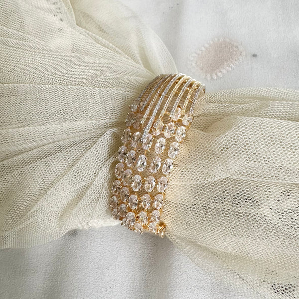 Gold AD Star rush settle bracelet (openable type)