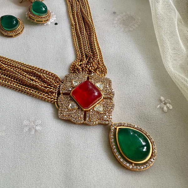 Diamond Tile chain strands short set