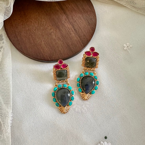 Kundan Imperial Frills earrings