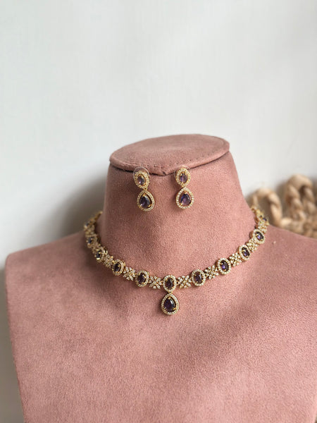 Matte AD Oval & Tear drop short set