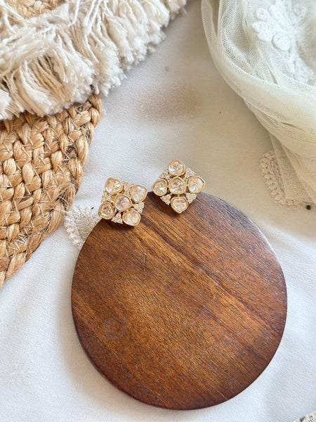 Polki Diamond earrings