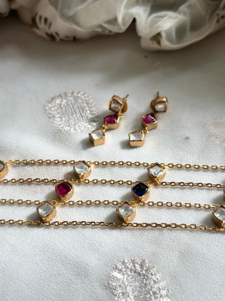 Polki Naavratna choker set
