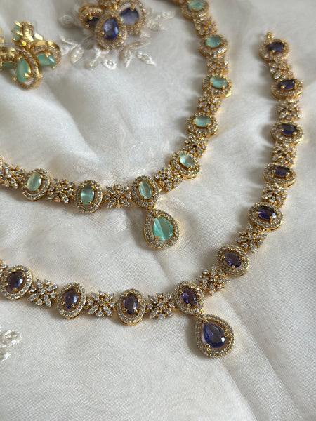 Matte AD Oval & Tear drop short set