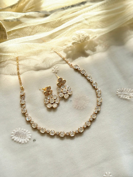 Polki Single line short set
