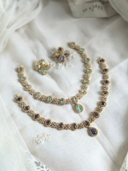 Matte AD Oval & Tear drop short set
