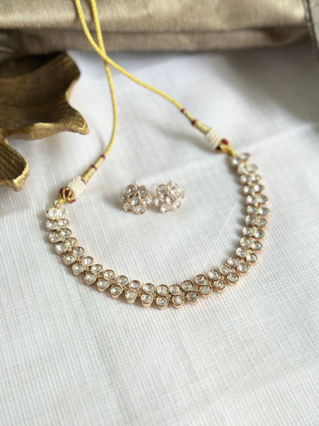 Polki 2 line choker set