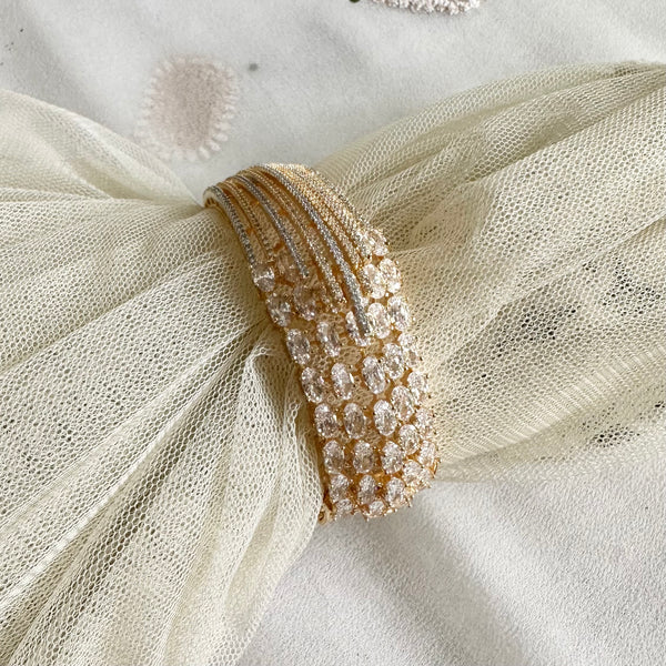 Gold AD Star rush settle bracelet (openable type)