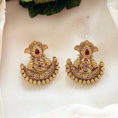 Imperial Chandbali earrings - Adorna
