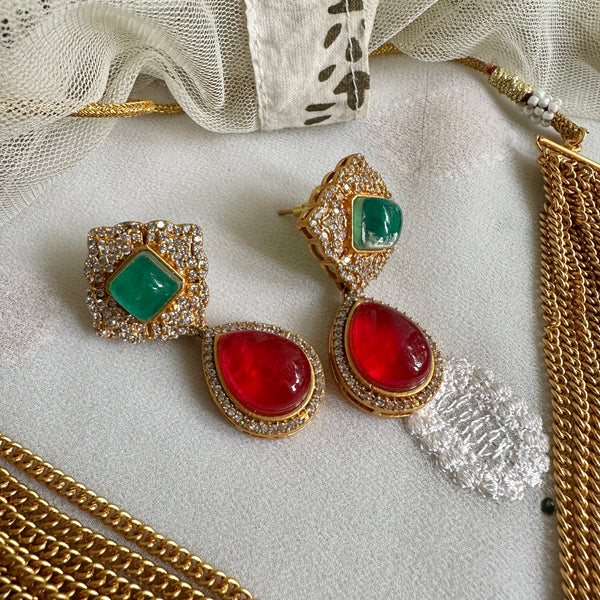 Diamond Tile chain strands short set