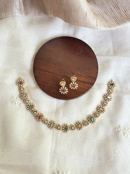 Matte AD Nakshatra triangle short set