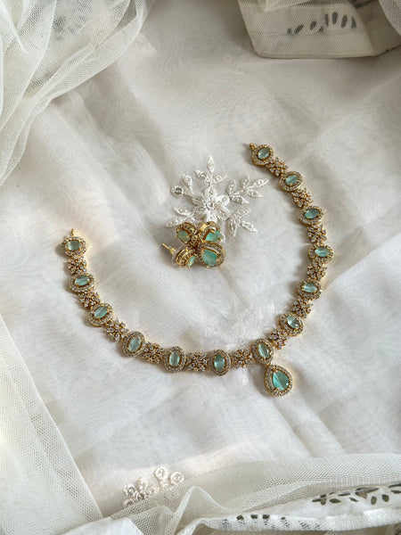 Matte AD Oval & Tear drop short set