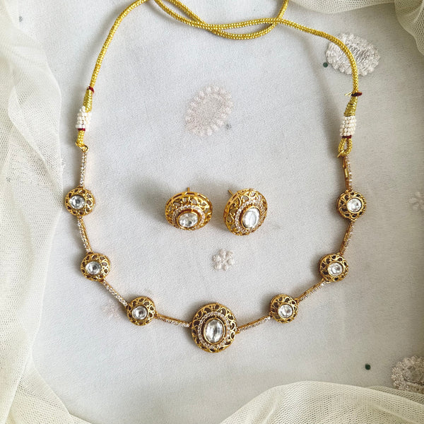 Kundan dollops short set