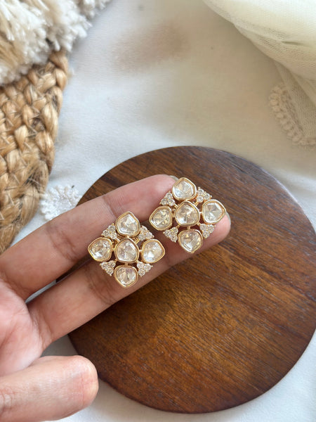 Polki Diamond earrings