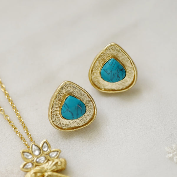 Turquoise Tamara Pendant set (with chain)