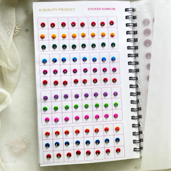 Parvati 960 Bindhi book, multicolor