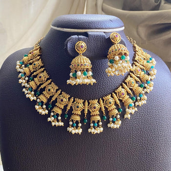 Filigree Chakra Jumkha short set