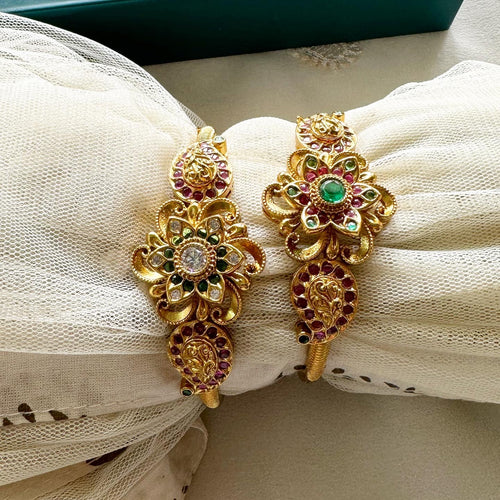 Kemp floral paisley kada/bracelet