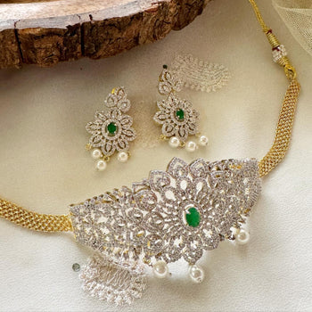 Bridal AD choker set - Green