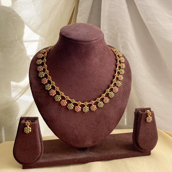SAHIBA - Ruby-Green Short set